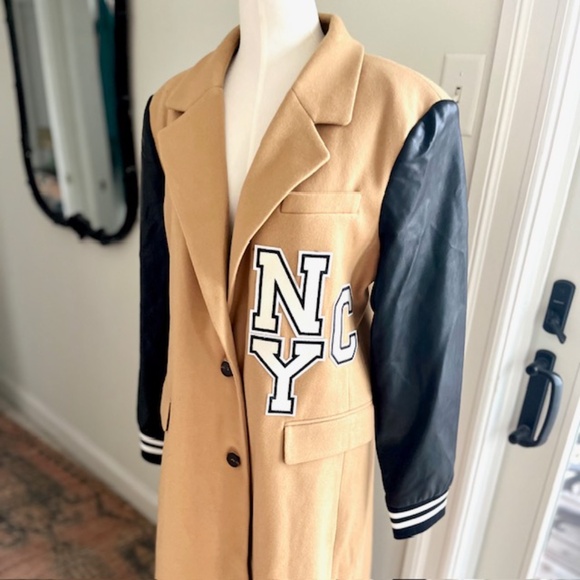 Akira BrentwoodVarsity Trench Coat NWT - Picture 7 of 9